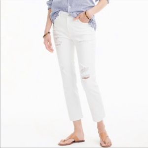 Jcrew distressed vintage jeans